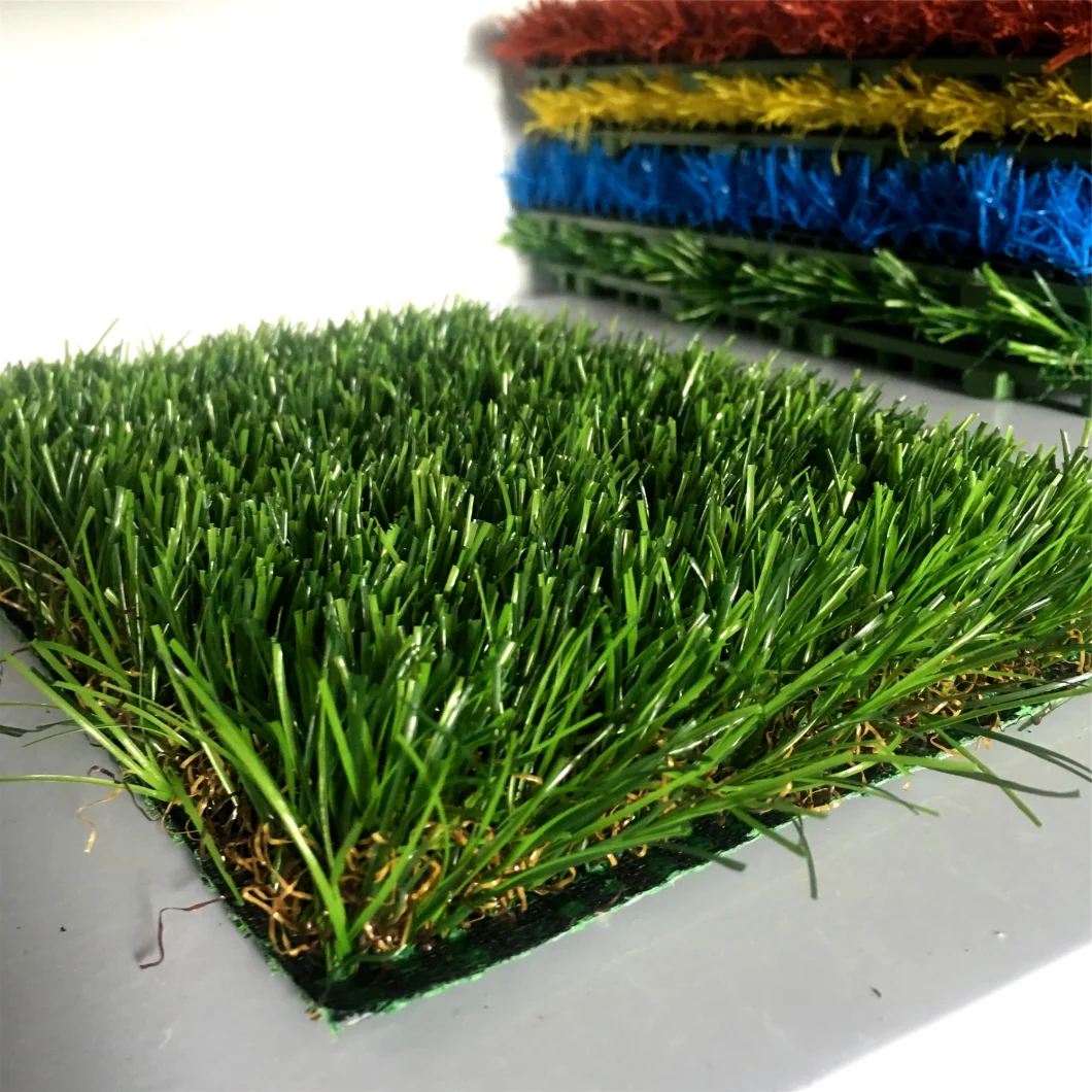 Factory Price 25mm/30mm/35mm/40mm Fake Landscape Artificial Grass Synthetic Turf Carpets Mat Garden Lawn Football Soccer Grass for Landscaping