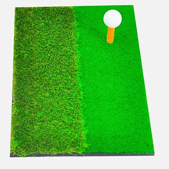 Estera de swing de golf de césped artificial con tees 30 * 30 cm