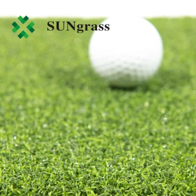 Putting Green Golf Césped artificial Césped sintético para cancha de golf Plano liso Profesional 12 mm 14 mm 16 mm 18 mm Altura de pila con certificado CE