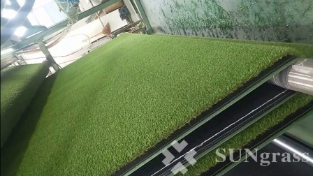 césped artificial bicolor del fútbol del deporte de la alfombra del césped sintético de 40m m